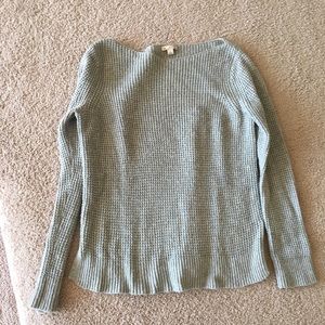 Gap grey waffle knit sweater